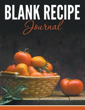 portada Blank Recipe Journal (en Inglés)