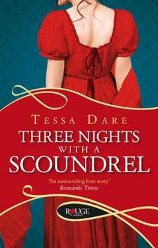 portada three nights with a scoundrel: a rouge regency romance