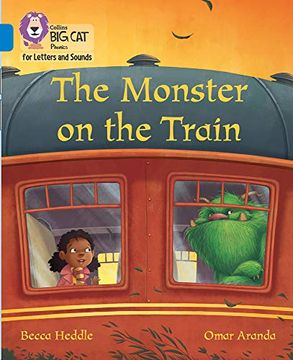 portada Collins big cat Phonics for Letters and Sounds – Monster on the Train: Band 4 (en Inglés)