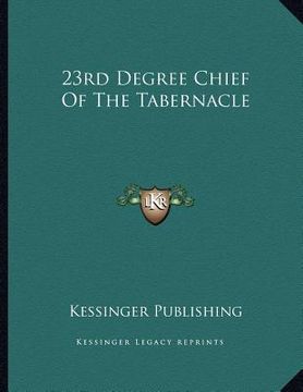 portada 23rd degree chief of the tabernacle