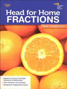 portada Head For Home Math Skills: Fractions, Book 1 (in English)