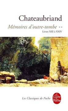 portada Memoires D Outre-Tombe T02 Livres XIII XXIV (en Francés)