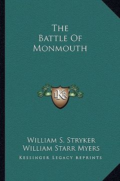 portada the battle of monmouth (in English)