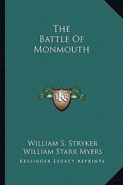 portada the battle of monmouth (en Inglés)