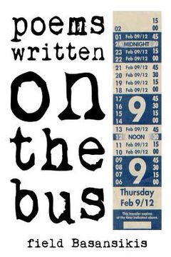 portada Poems Written on the Bus (en Inglés)