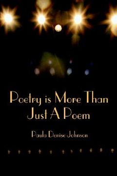 portada poetry is more than just a poem (in English)