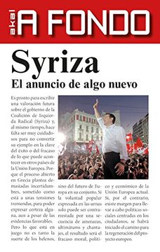 portada Syriza: El anuncio de algo nuevo