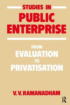 portada Studies in Public Enterprise: From Evaluation to Privatisation (en Inglés)