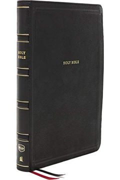 portada Nkjv, Deluxe Thinline Reference Bible, Large Print, Leathersoft, Black, Thumb Indexed, red Letter, Comfort Print: Holy Bible, new King James Version (en Inglés)