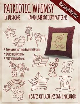 portada Patriotic Whimsy Hand Embroidery Patterns (en Inglés)