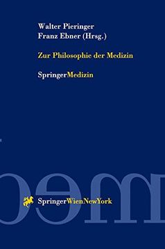 portada zur philosophie der medizin (en Inglés)