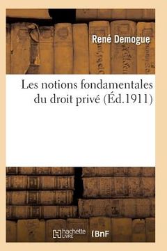 portada Les Notions Fondamentales Du Droit Privé (en Francés)