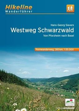 portada Fernwanderweg Westweg Schwarzwald von Pforzheim Nach Basel 285 km, 1: 35. 000 (in German)
