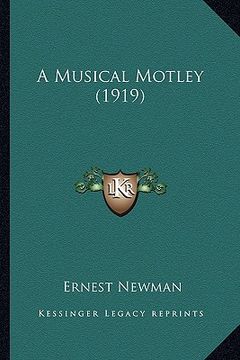 portada a musical motley (1919) (en Inglés)