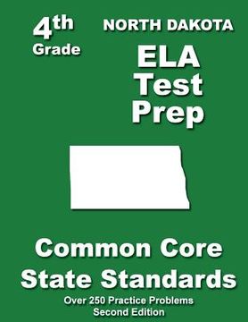 portada North Dakota 4th Grade ELA Test Prep: Common Core Learning Standards
