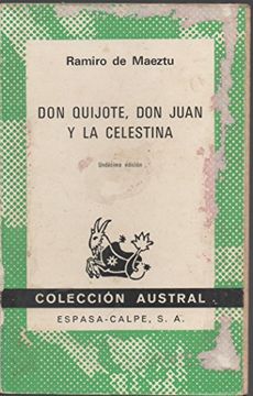 portada Don Quijote, Don Juan Y La Celestina. (spanish Edition)