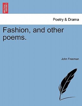 portada fashion, and other poems. (en Inglés)