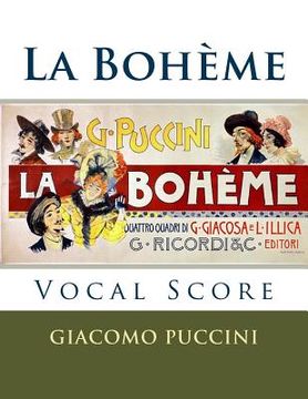 portada La Boheme - vocal score (Italian and English): Ricordi edition (in English)