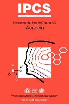 portada acrolein: environmental health criteria series no 127 (en Inglés)