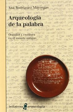 portada Arqueologia de la palabra (Arqueologia (bellaterra))