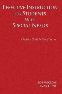 portada effective instruction for students with special needs: a practical guide for every teacher (en Inglés)