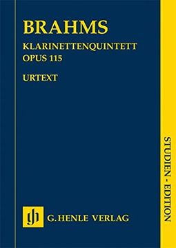 portada Klarinettenquintett H-Moll op. 115 op. 115