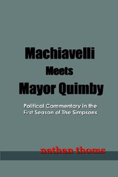 portada machiavelli meets mayor quimby: political commentary in the first season of the simpsons (en Inglés)