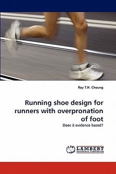 portada running shoe design for runners with overpronation of foot