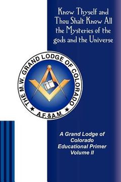 portada a grand lodge of colorado educational primer ii (en Inglés)