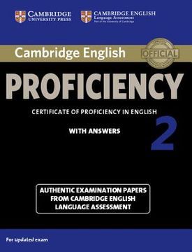 portada Cambridge English Proficiency 2 Student's Book With Answers: Authentic Examination Papers From Cambridge English Language Assessment (in English)