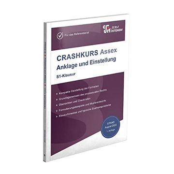 portada Crashkurs Assex Anklage und Einstellung - S1-Klausur (en Alemán)