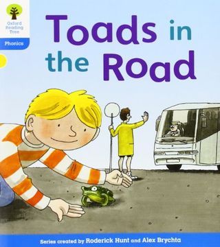 portada Oxford Reading Tree: Level 3: Floppy's Phonics Fiction: Toads in the Road (en Inglés)