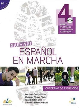portada Nuevo Español en Marcha 4: Curso de Español Como Lengua Extranjera / Arbeitsbuch mit Audio-Cd (in Spanish)