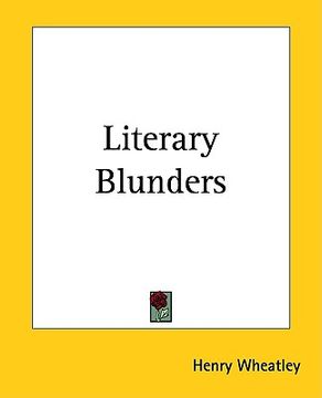 portada literary blunders (en Inglés)