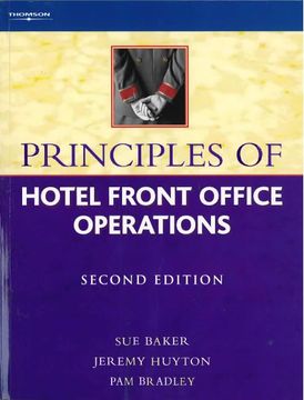 portada Principles of Hotel Front Office Operations (en Inglés)