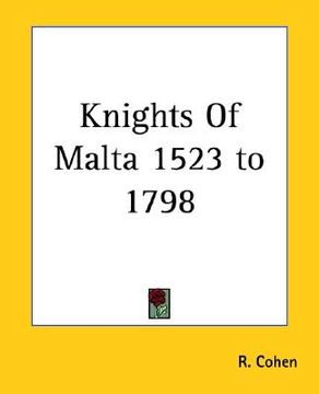 portada knights of malta 1523 to 1798 (in English)