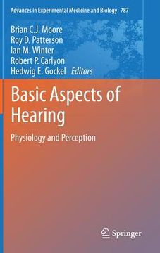 portada Basic Aspects of Hearing: Physiology and Perception (en Inglés)