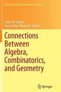 portada Connections Between Algebra, Combinatorics, and Geometry (en Inglés)