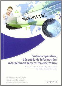 portada Sistema Operativo Búsqueda de Información Internet Intranet y Correo Electrónico
