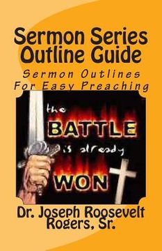 portada Sermon Series Outline Guide: Sermon Outlines For Easy Preaching (en Inglés)