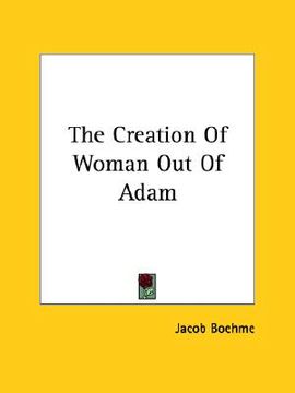 portada the creation of woman out of adam (en Inglés)
