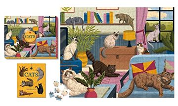 portada For the Love of Cats 500-Piece Puzzle (This is a Book for People who Love) (en Inglés)