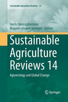 portada Sustainable Agriculture Reviews 14: Agroecology and Global Change (en Inglés)