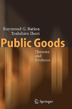 portada public goods: theories and evidence