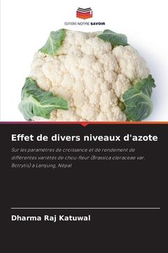 portada Effet de divers niveaux d'azote (en Francés)