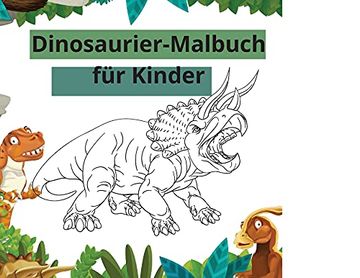 portada Dinosaurier Coloeing Buch für Kinder (en Alemán)