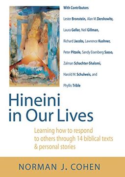 portada Hineini in our Lives: Learning how to Respond to Others Through 14 Biblical Texts & Personal Stories (en Inglés)