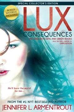 portada Lux: Consequences (Opal & Origin) (a lux Novel)