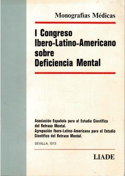 portada Congreso Ibero Latino Americano Sobre Deficiencia Mental pri