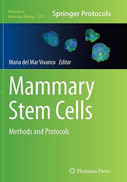 portada Mammary Stem Cells: Methods and Protocols